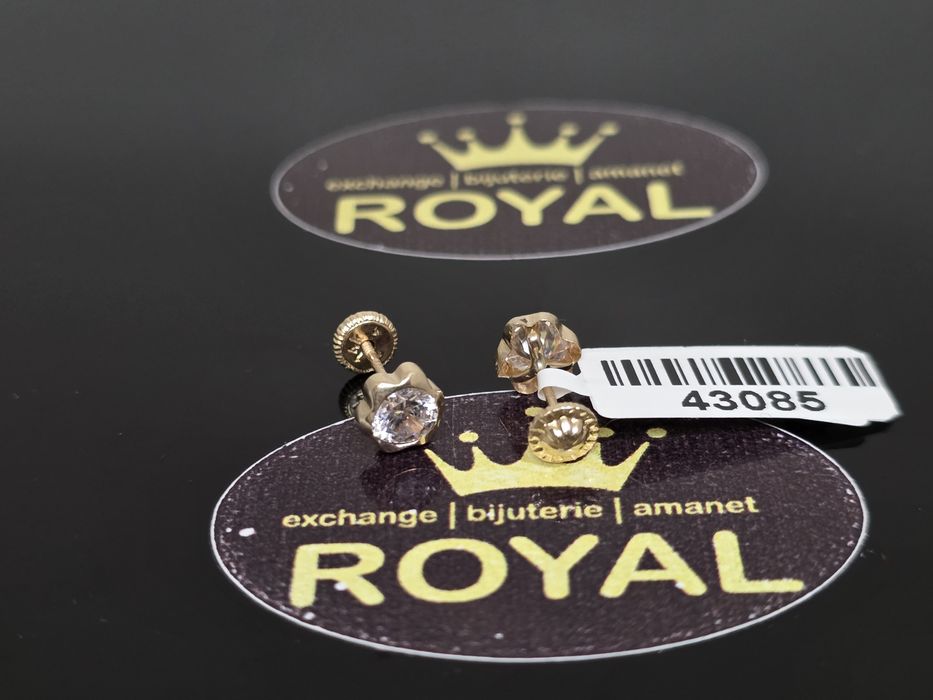Bijuteria Royal: Cercei aur 14k/0.69 gr
