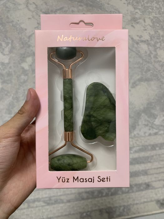 Массажер для лица натуральный камень