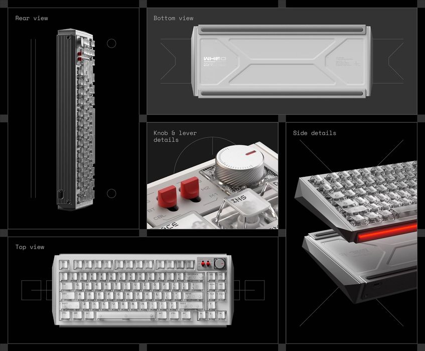 Клавиатура магнитная беспроводная NuPhy WH80
