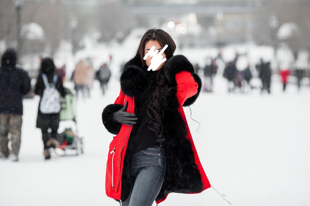 Продам красную парку