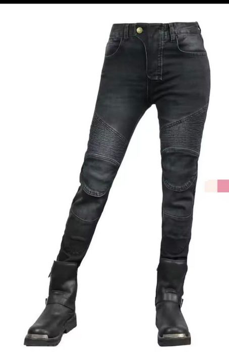 blugi pantaloni moto cu protectii 38