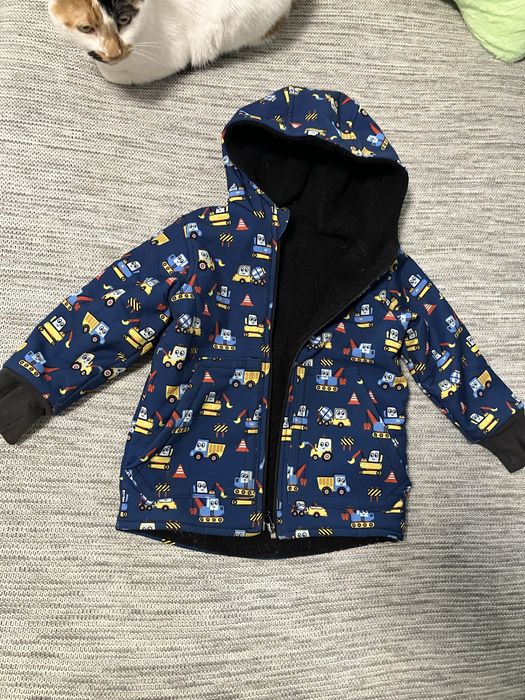 Geaca softshell dublata cu lana