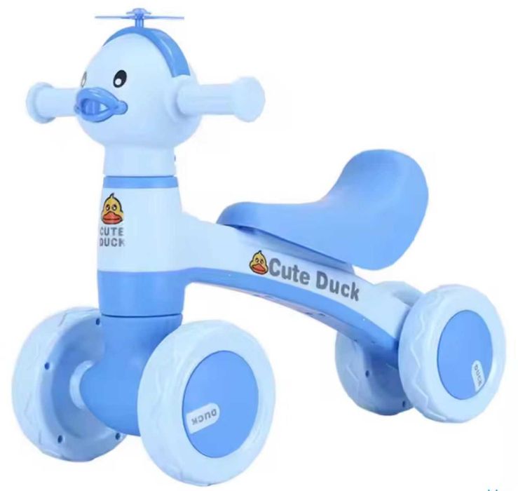 Bicicletă fără pedale pentru copii model ursulet sau rata