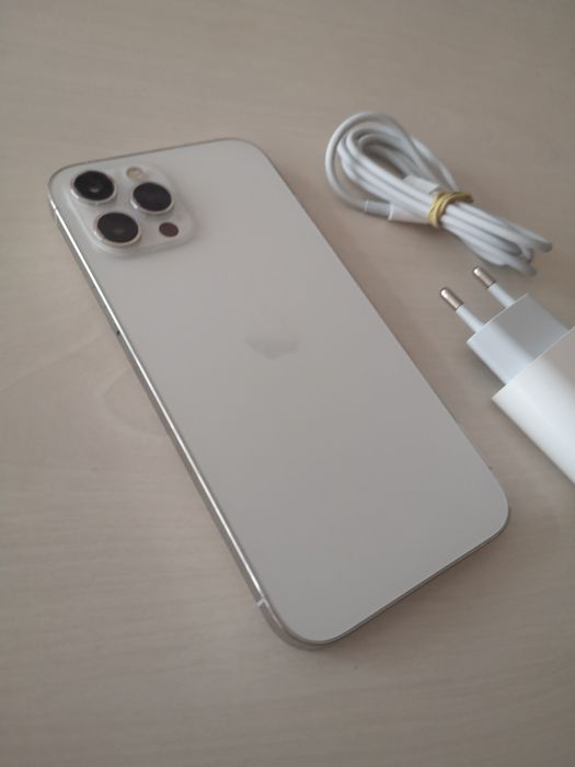 Iphone 12 Pro Max Silver 128gb-100 %Battery health