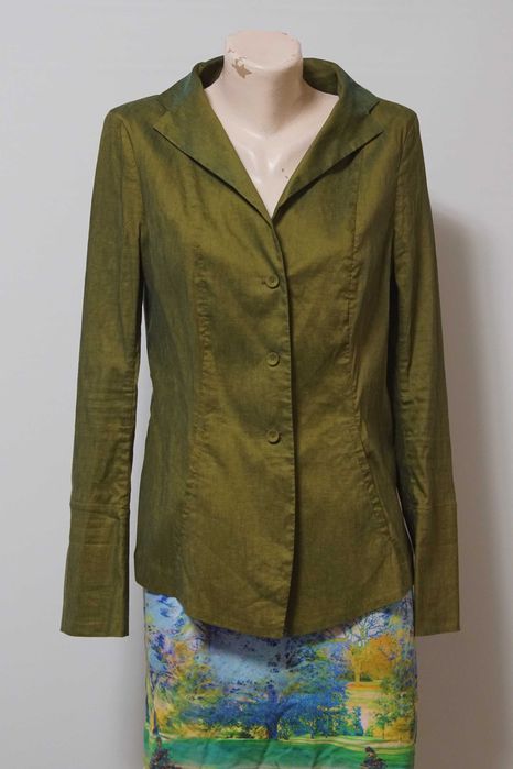 Jacheta Annete Gortz khaki din in marimea 40