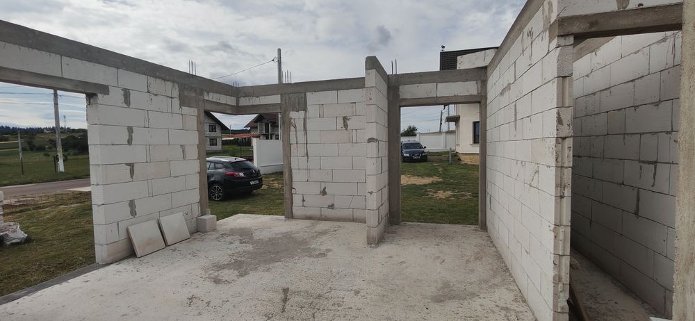 Casa nouă 108 M2 cu autorizație de construcție valabilă