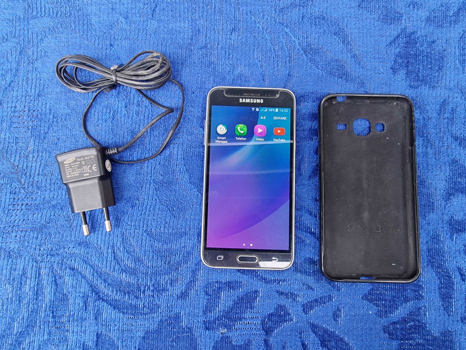 Telefon mobil Samsung Galaxy J3 (2017), Dual SIM, 16GB, 4G, Negru