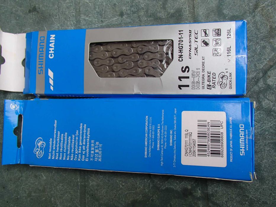 Lant shimano ultegra Deore Xt, cn hg 701-11 viteze, Nou