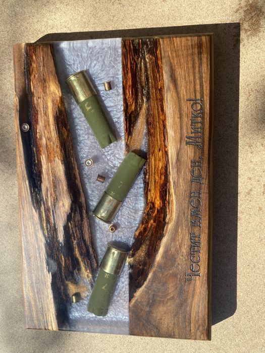 Дъски + подложки от орех и епоксидна смола