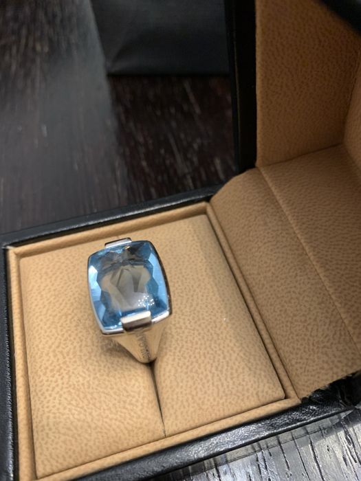 Златен пръстен с топаз BULGRI