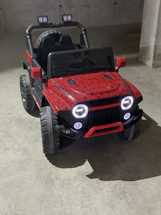 Masina cu acumulator 12 V Ocie Jeep Heat Super Spider Red