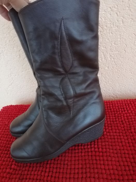 Cizme dama piele și blana nr 37 Biberlamm