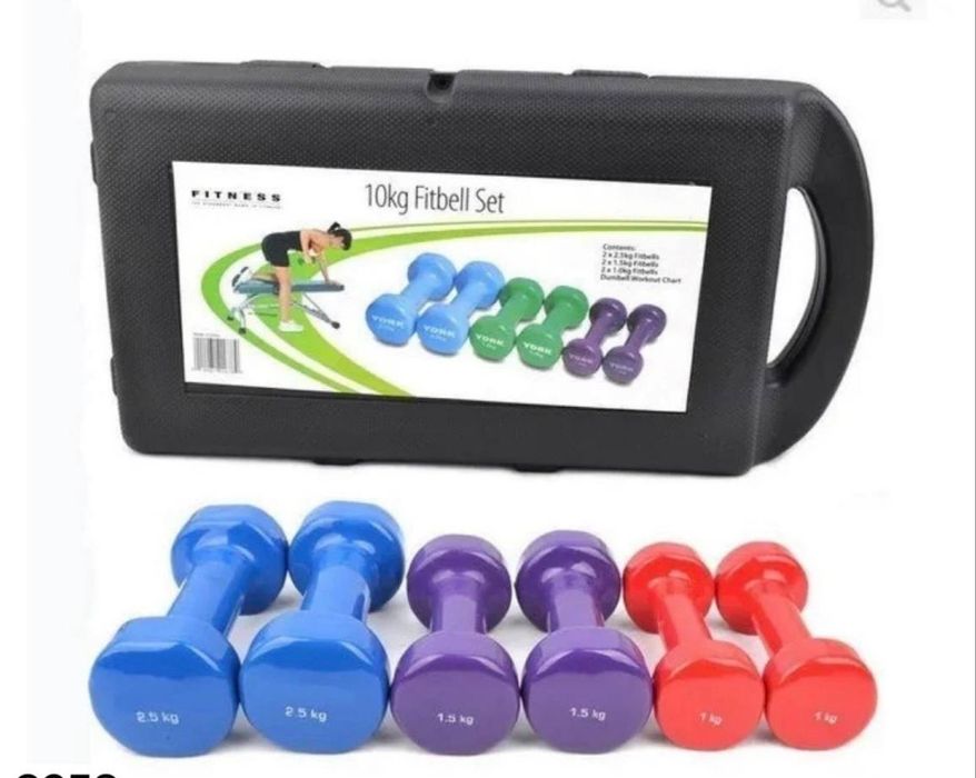 Гантел чемодан набор 1кг-1.5кг-2.5 кг