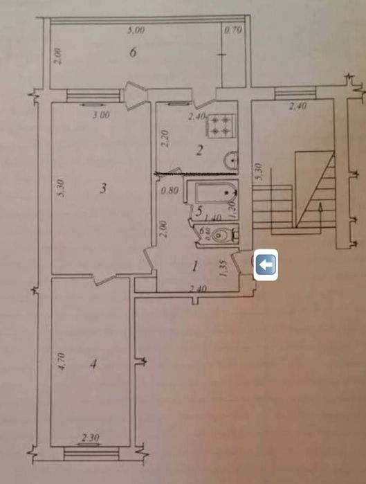 Продаётся 2х комнатная квартира, ЦУМ , ул Шарафа Рашидова