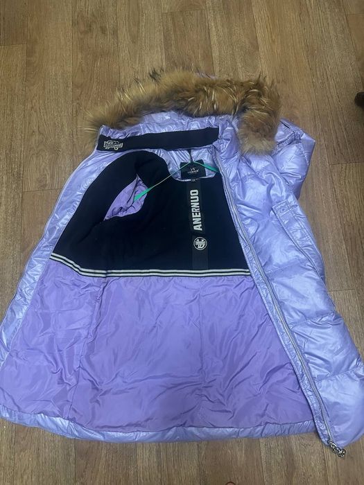 Пуховик зимний для девочки