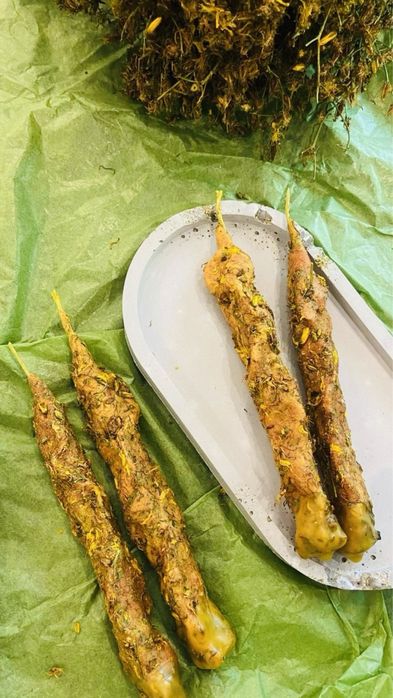 Восковые свечи , катаные