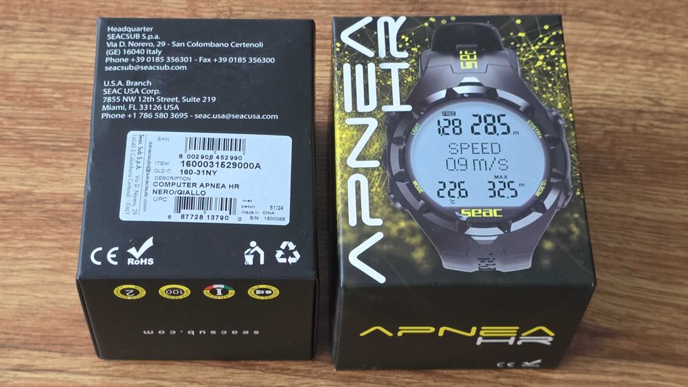 SEAC Computer Apnea HR dive computer