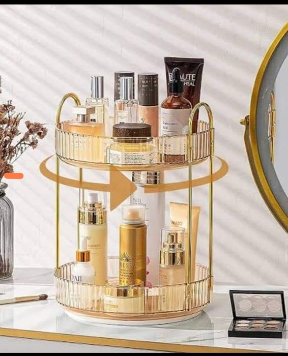 Органайзер за гримове на две нива