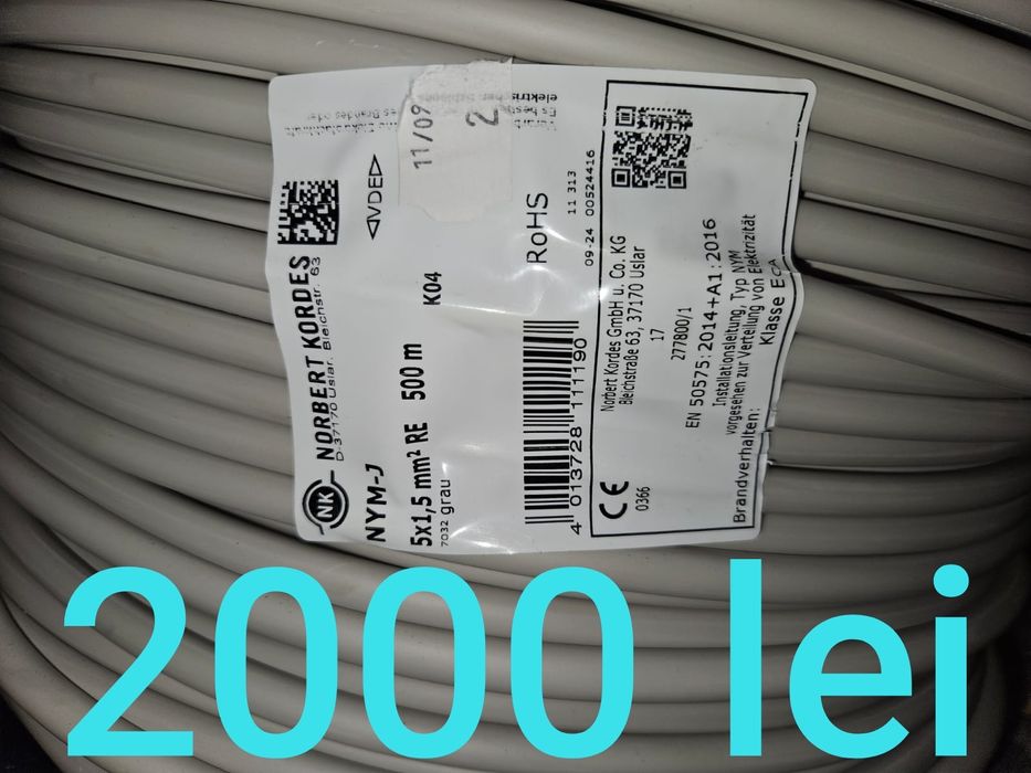 Bobine cabluri electrice