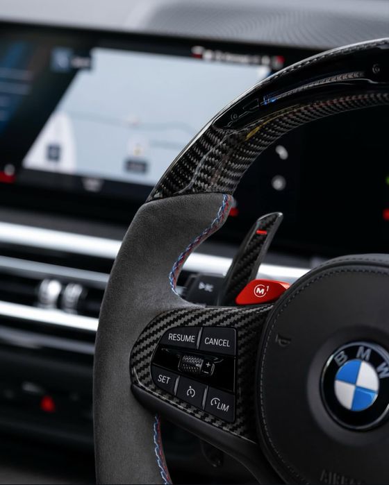 Volan BMW G80 M2 M3 M4 Carbon | Alcantara | Padele | Custom | X4 X5 X6
