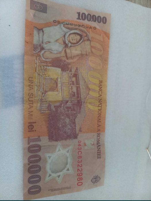 Bancnota 10000 de Nicolae Grigorescu