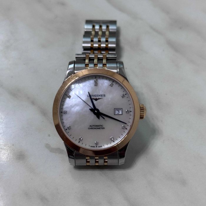 Ceas Longines Record L2.321.5 Automatic Chronometer cu Diamante 26963