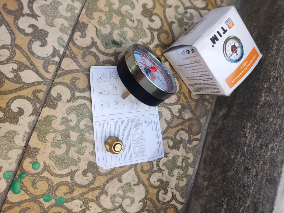 Термоманометр. Для измерения давления и температуры