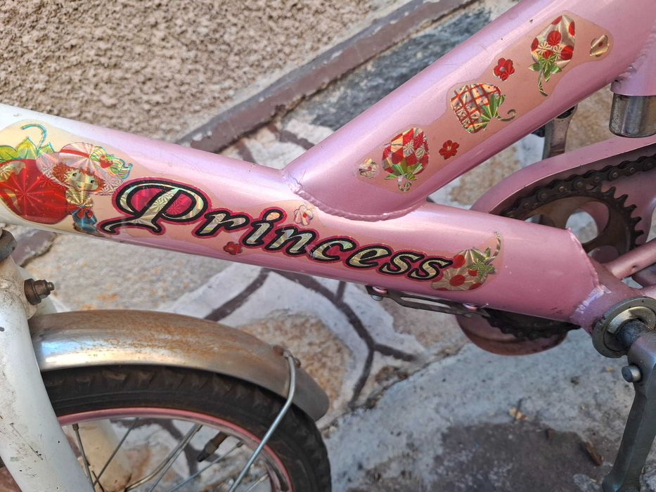 Детски розов велосипед 16 "