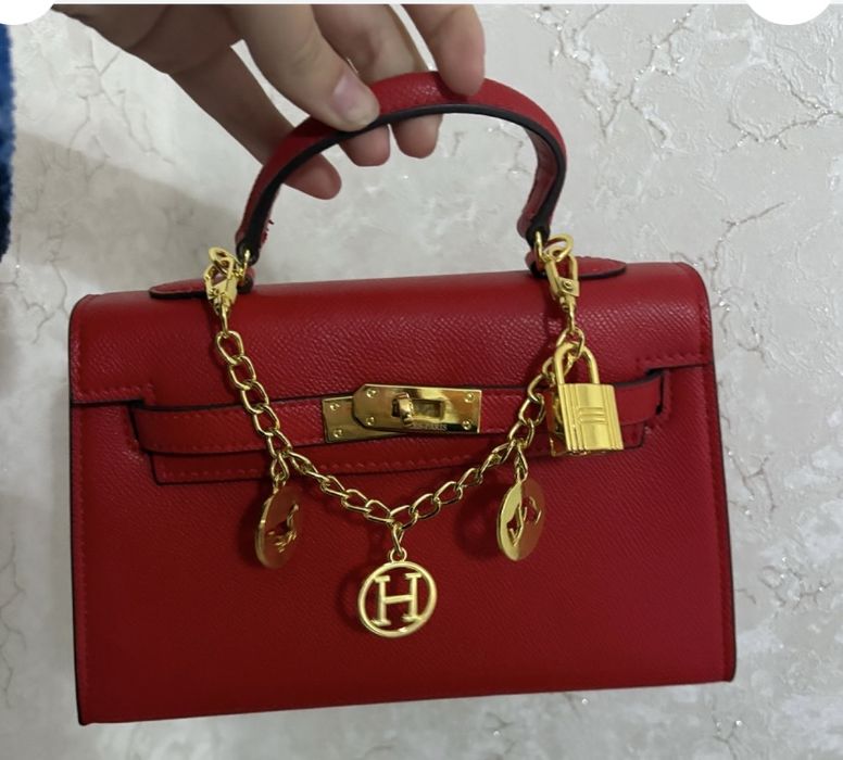 сумка красная мини