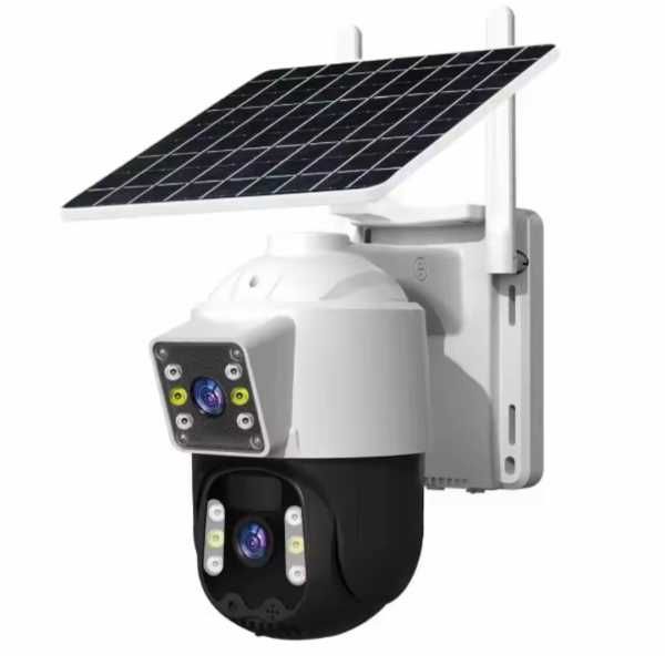 Camera smart IP lentila duala WIFI Camera IR Alarma miscare microfon