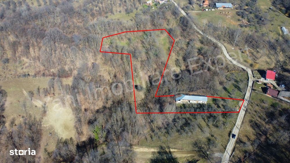 Construcție + teren de vânzare în comuna Valea Iașului,  județ Argeș.