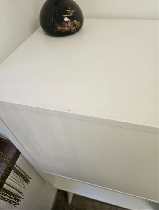 Comoda/Cabinet/Bibliotecă/Dulap alb MDF