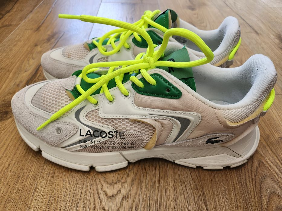 Маратонки LACOSTE l003 neo 123 sma off wht/grn