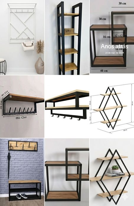 Делаем лофт полочки и столы