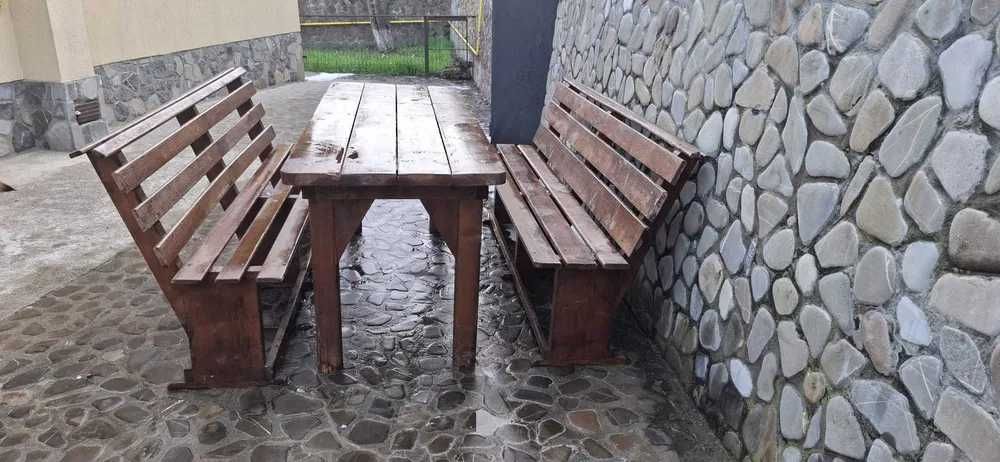 Masa de gradina+2 canapele