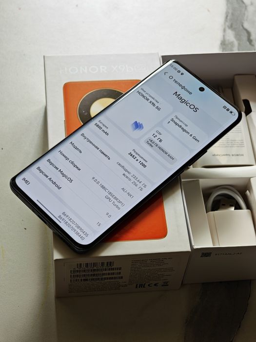 Honor X9b 256 gb Ram 12 5G EAC
