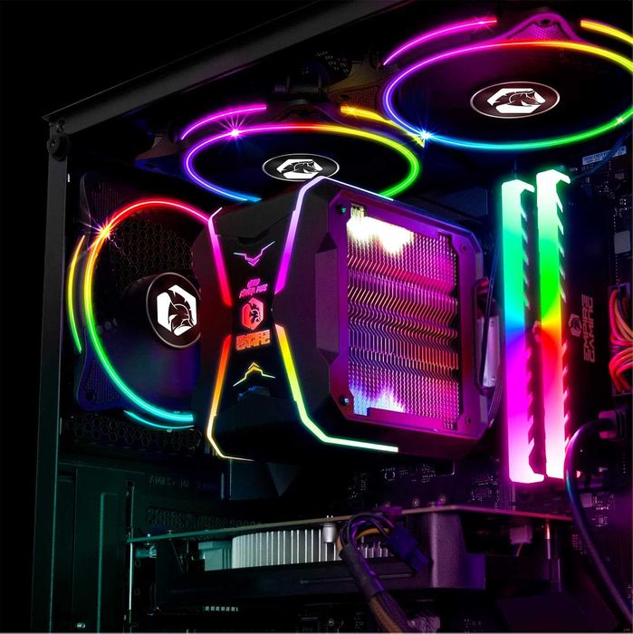 Ventilator Cooler PC EMPIRE GAMING Gamer 2x120mm RGB PWM 3 pin 5 V
