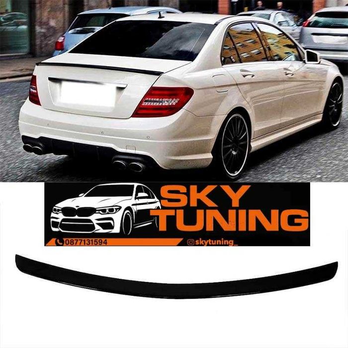 Mercedes w204 Амг спойлер Мерцедес в204 ц класа c class spoiler bagaj