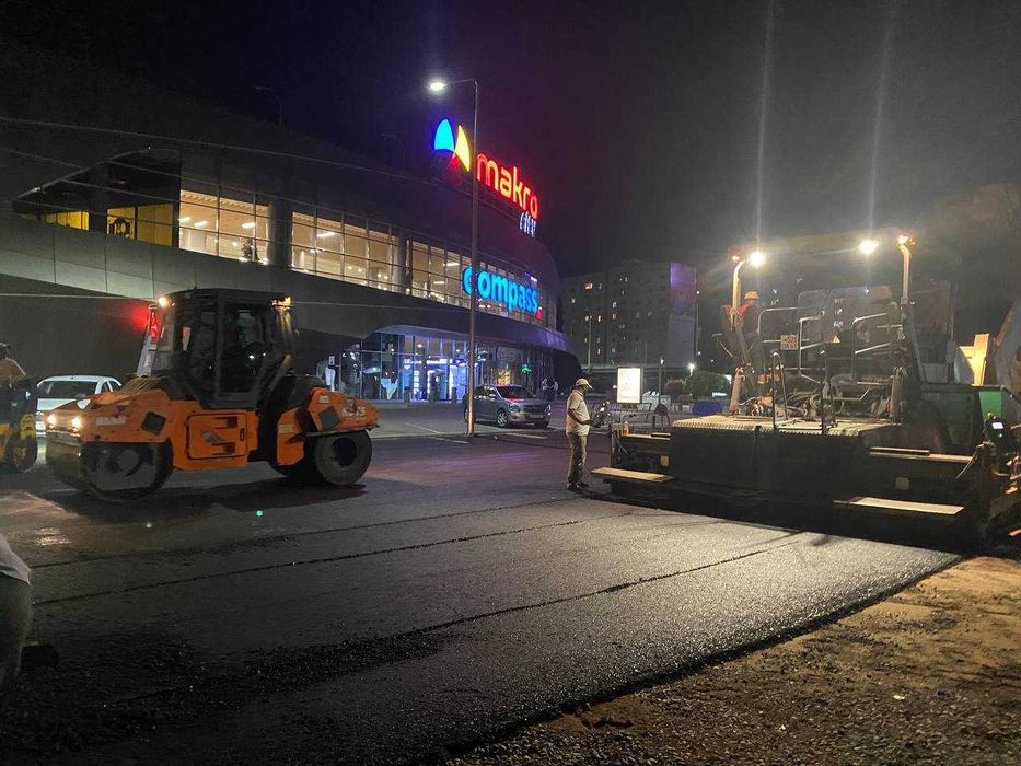 Качественное асфальтирование дорог в Ташкенте.