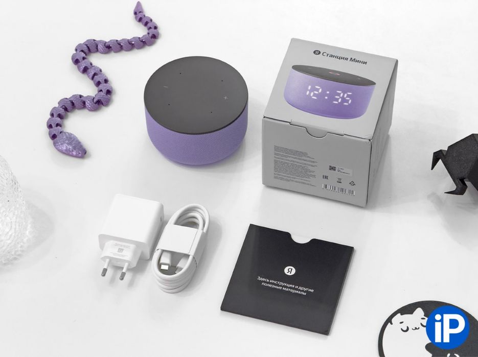 Новый Яндекс Станция Алиса Мини 3 с часами 12вт •NEW•