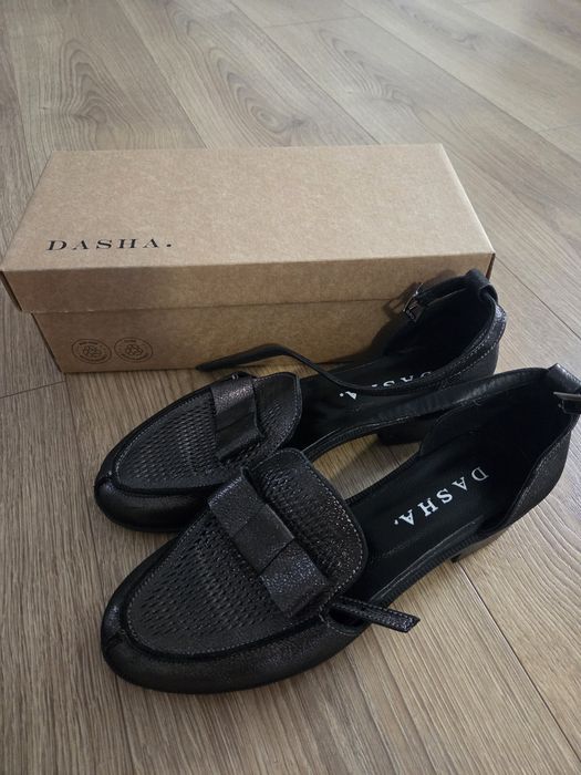 Balerini de piele Dasha, mărimea 38