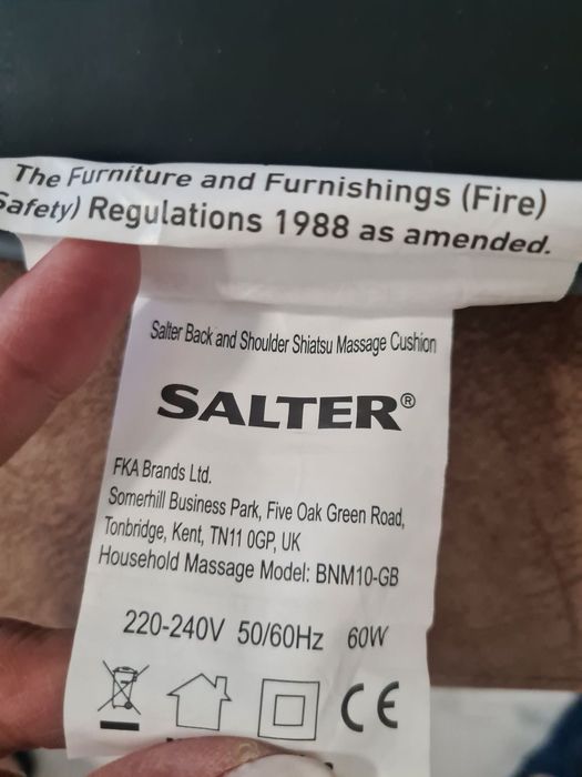 Масажираща подложка за Шиацу масаж SALTER