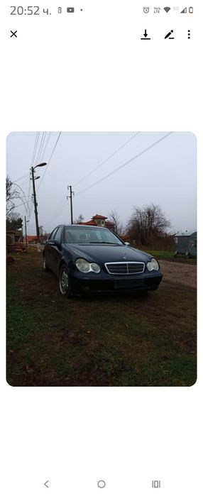 Продавам Mercedes w203 2.2 cdi ръчка 6 скорости на части