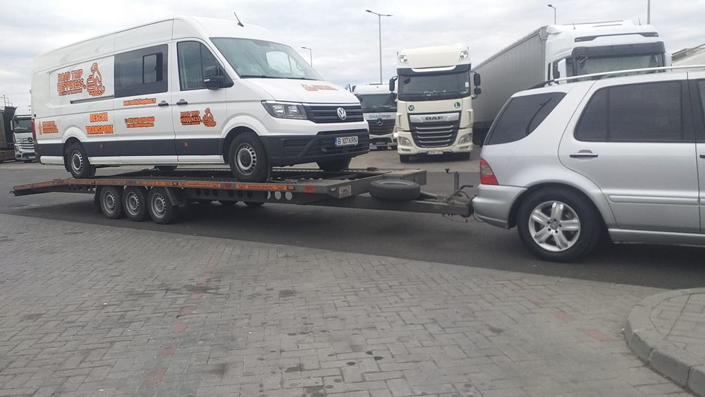 Tractari auto platforma libera Arad Nadlac Ungaria Austria Germania