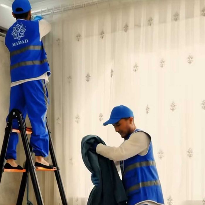 Стирка штор в Ташкенте | Parda yuvish | Химчистка штор | Парда ювиш |