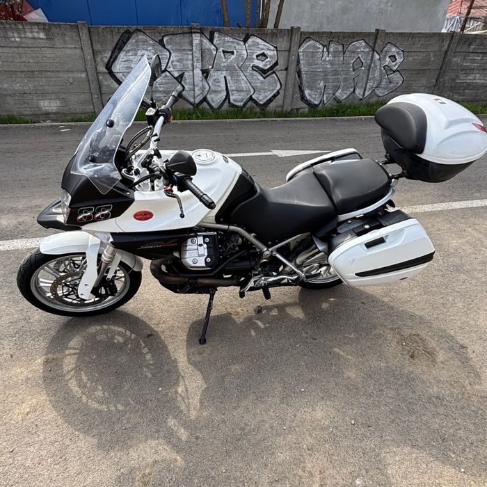 Motocicleta 1200, Moto Guzzi Stelvio, transmisie cardan, pregatita sezon, revizie completa