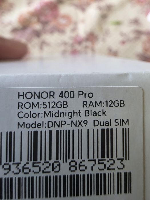 Honor 400 pro нов