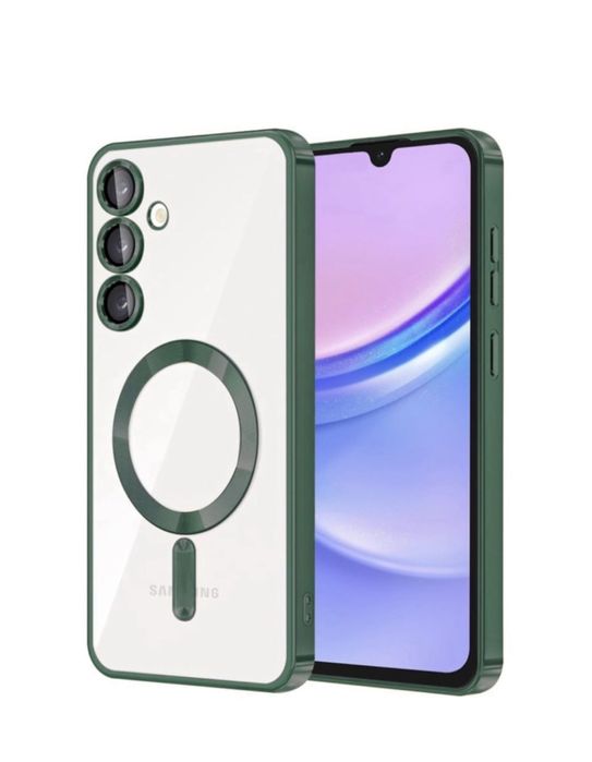 SAMSUNG S20 S21 S23 S24 S25 FE Husa Magsafe Electroplate Silicon Folie