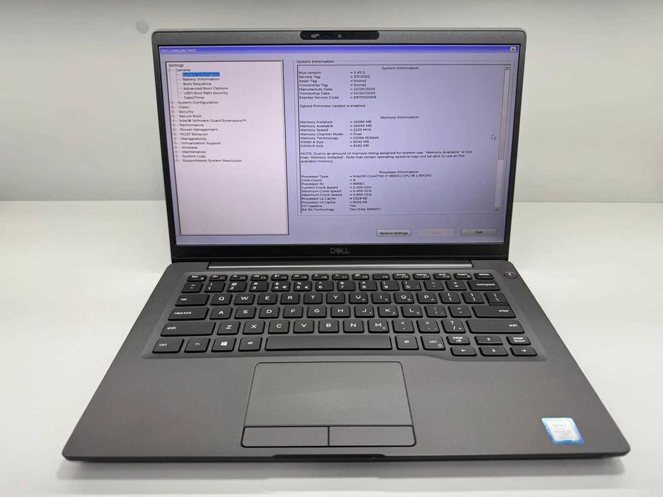 Laptop SH Dell Latitude 7400 i7-8665U 16gb ram ssd 512 nvme baterie noua originala