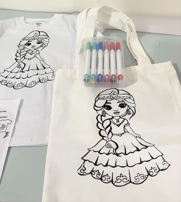 Футболка раскраска